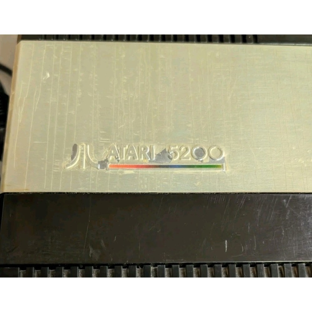Atari 5200 4 Port Console With All Conections Included 2 Controllers Read Discrp - Picture 2 of 8